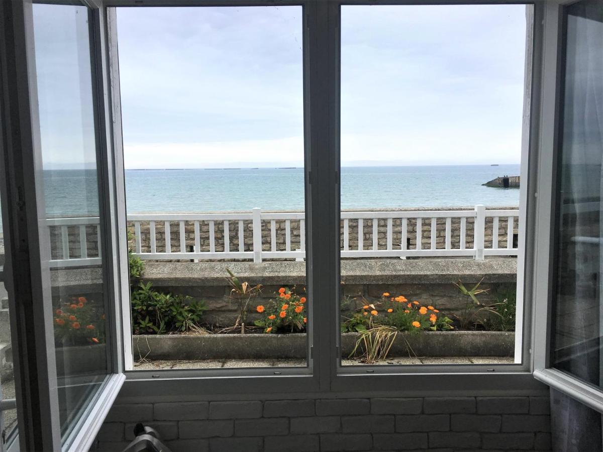 Appartement En Front De Mer Avec Terrasse Et Vue Mer ارومانش لي بان المظهر الخارجي الصورة